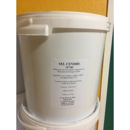 Sel fin cendré seau de 25Kg