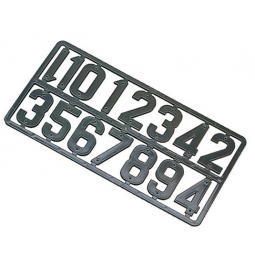 Plaque de chiffres en PVC...