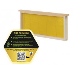 Cadre DADANT hausse ciré