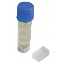 Liquide + prisme d'étalonnage