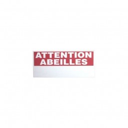 Panneau Attention abeilles eco