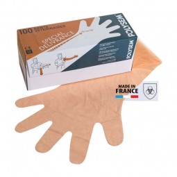 Gants délivrance marron (x100)